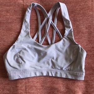Iight purple free to be serene sports bra